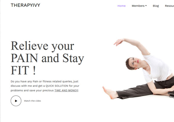 Therapyivy's Outsourcing website work