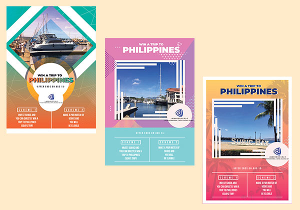 Win A Trip's Outsourcing poster work